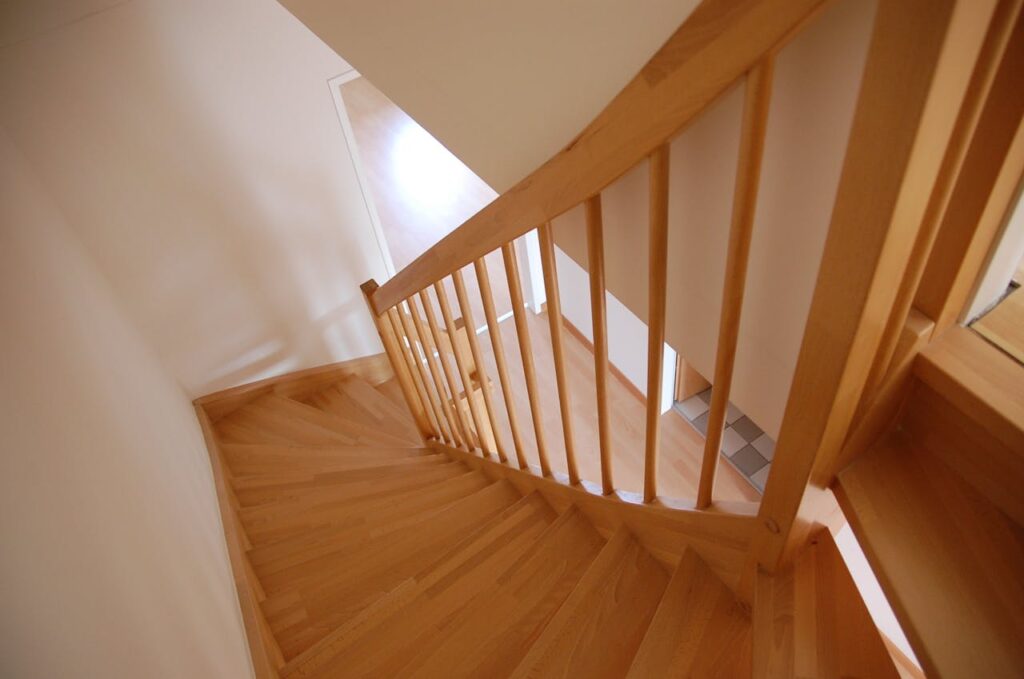 Brown Wooden Handrail